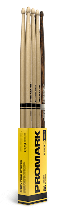 ProMark Rebound 5A Hickory Plus FireGrain - 4 Pack
