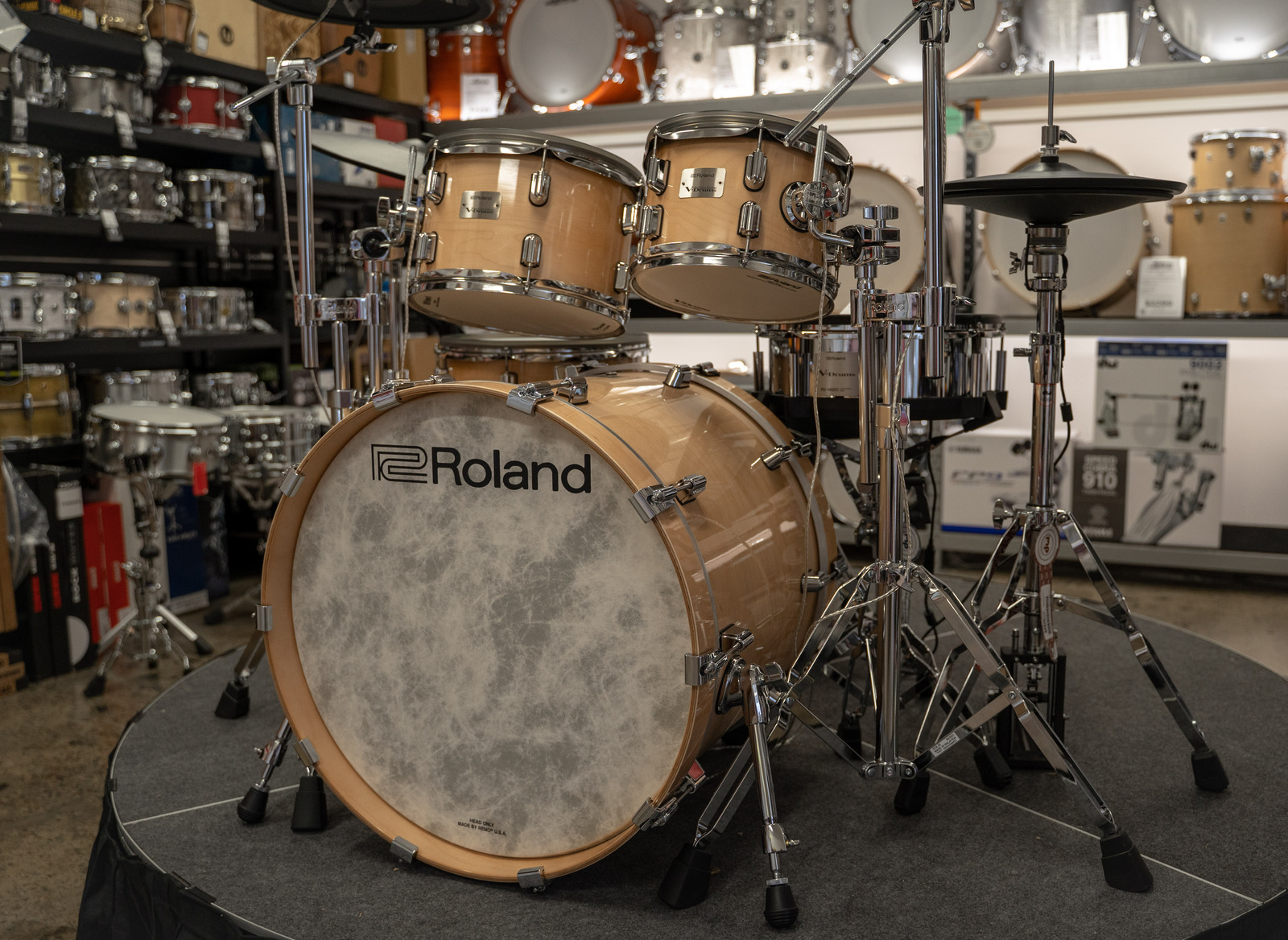 Roland VAD706 V-Drums Acoustic Design Natural
