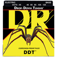 DR Strings DDT5-45 Drop Down Tuning 5-String Bass 45-125