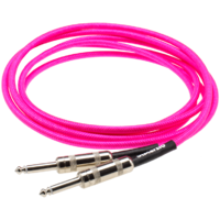 DiMarzio EP1710SSPK 10ft Guitar Cable - Neon Pink