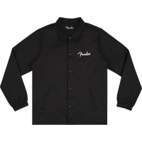 Fender Spaghetti Logo Coaches Jacket Black