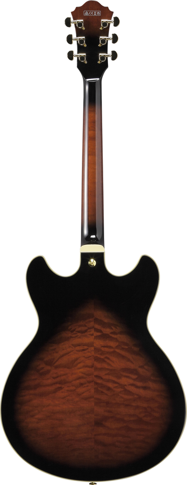 Ibanez AS93QMSP DBS Dark Brown Sunburst