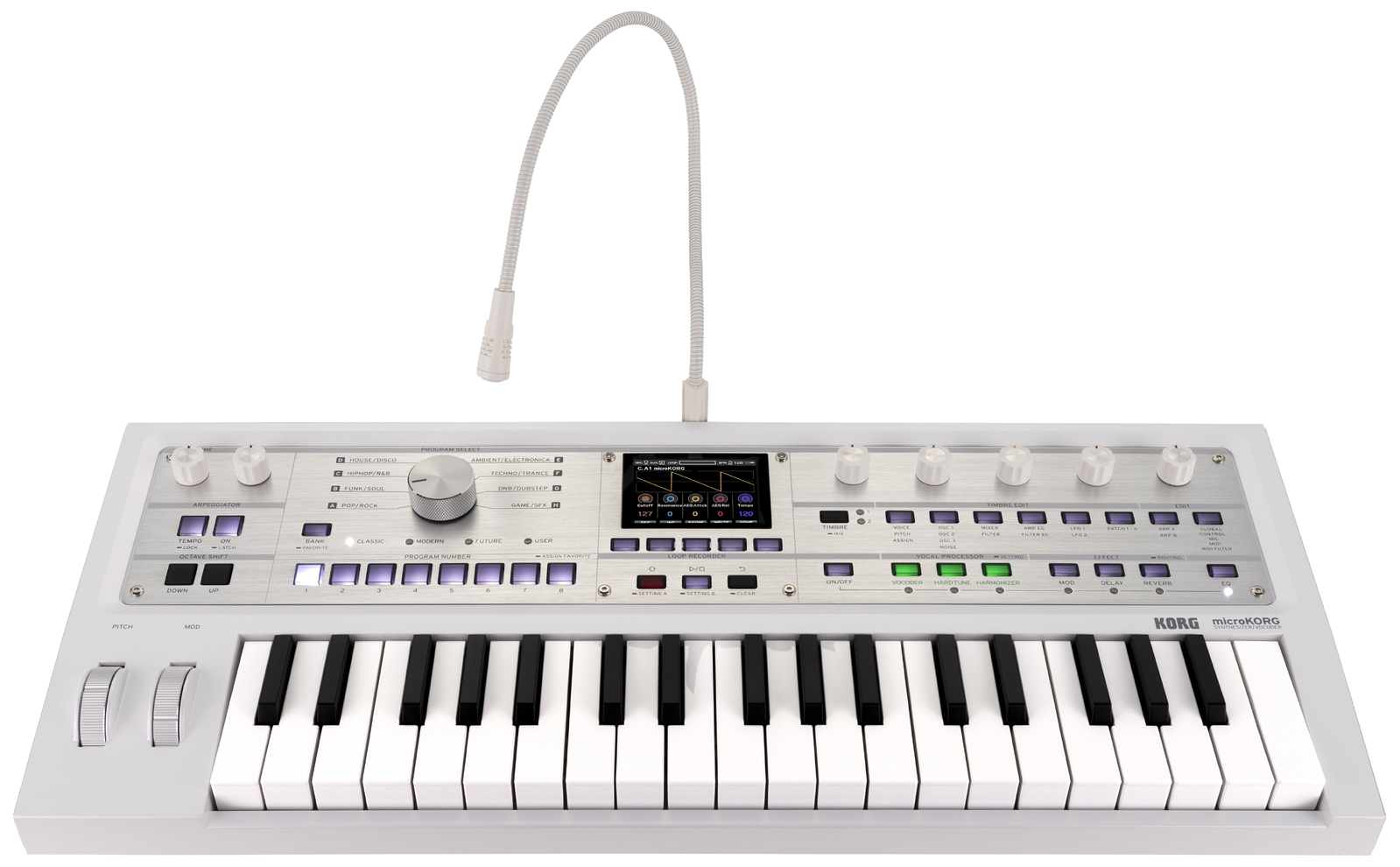 Korg microKORG 2 Limited Edition White