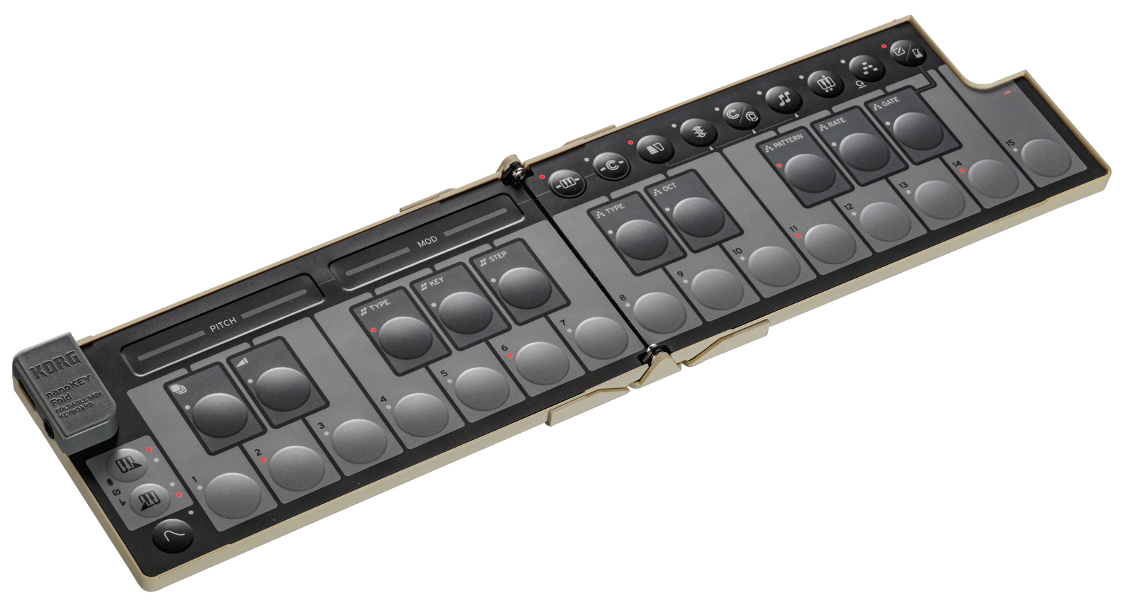 Korg nanoKEY Fold Sand Beige