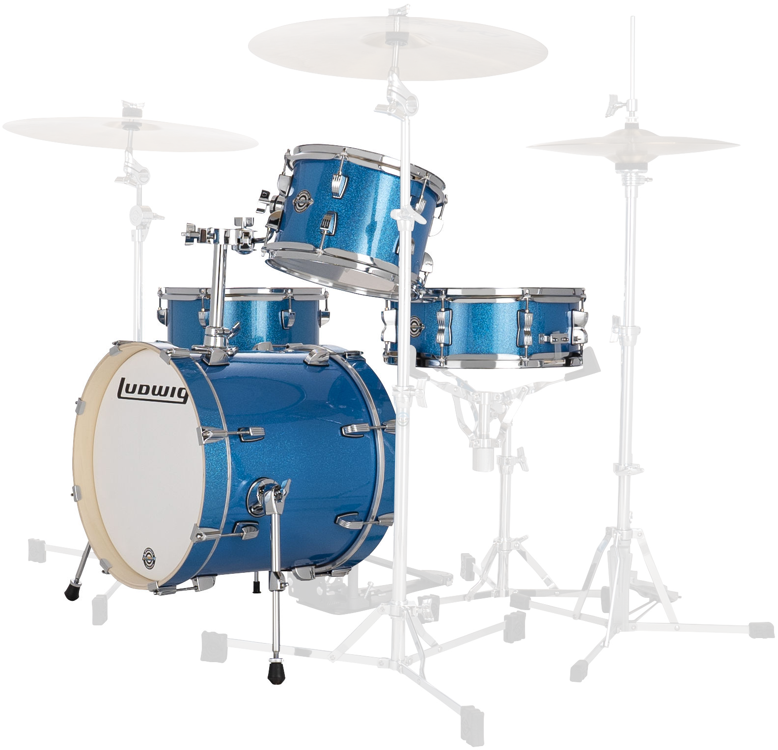 Ludwig LC2792DIR Breakbeats 4pc Shell Pack