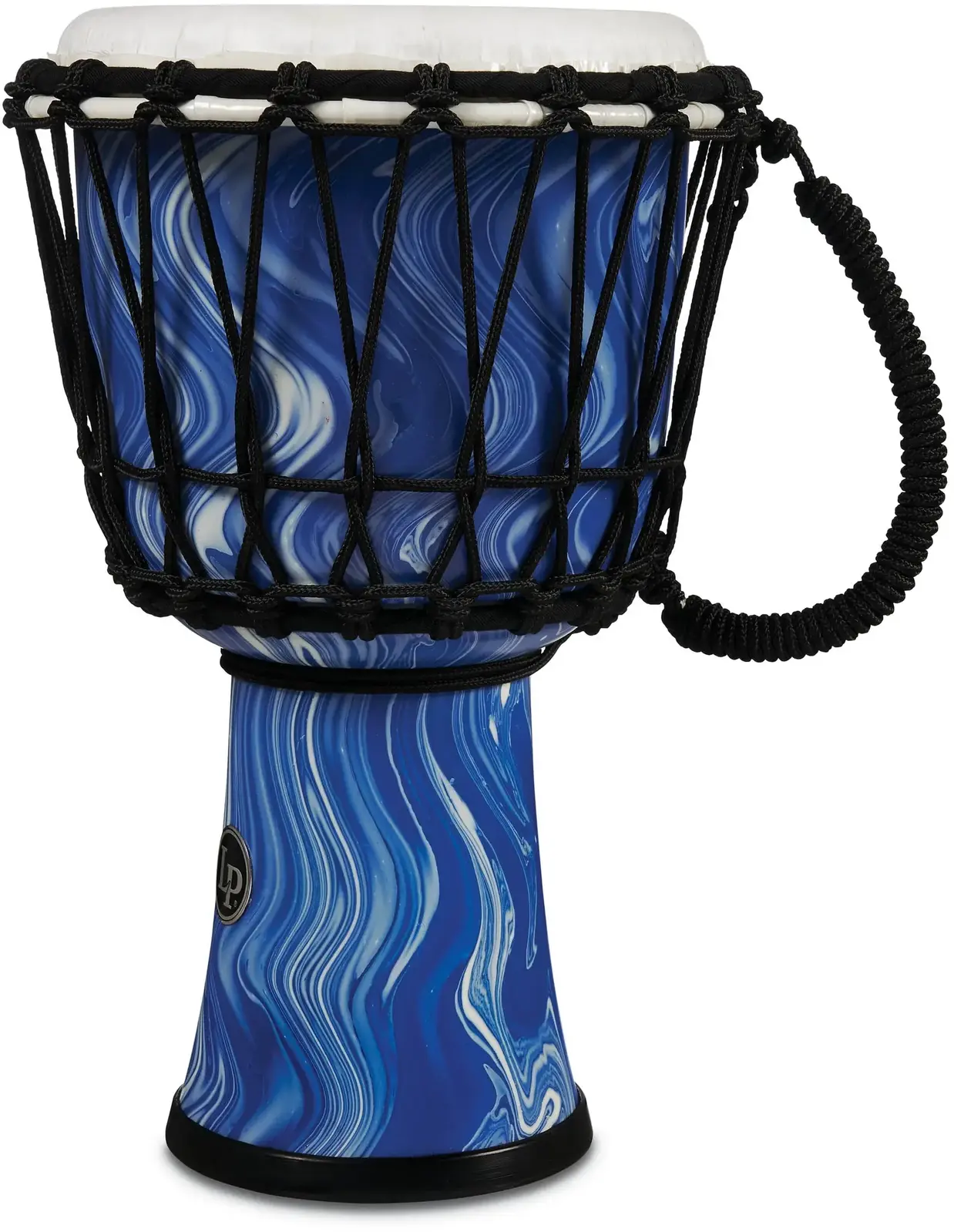 Latin Percussion LP1607BM Circle Djembe Blue Marble