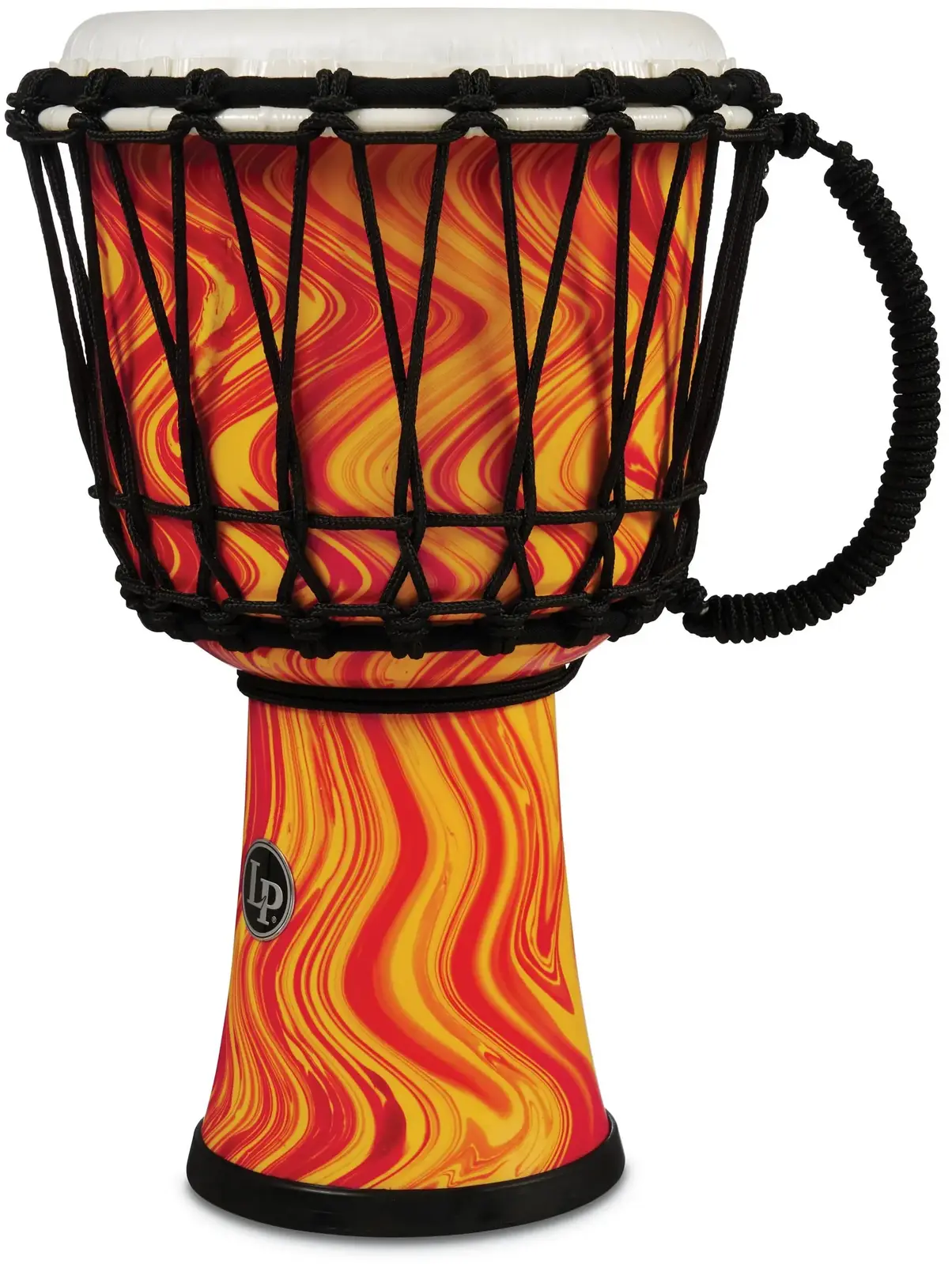 Latin Percussion LP1607OM Circle Djembe Orange Marble