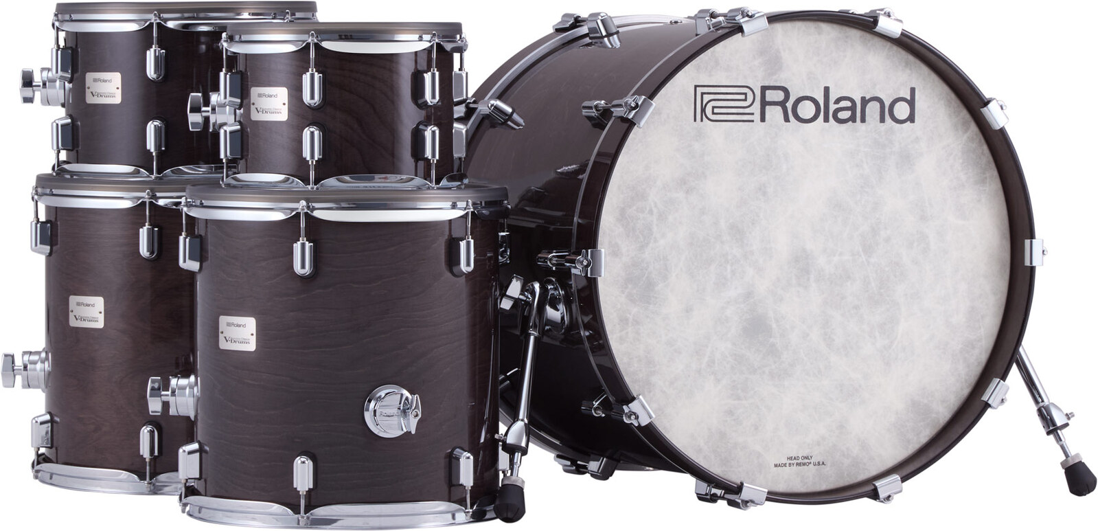 Roland VAD716 V-Drums Acoustic Design Gloss Ebony