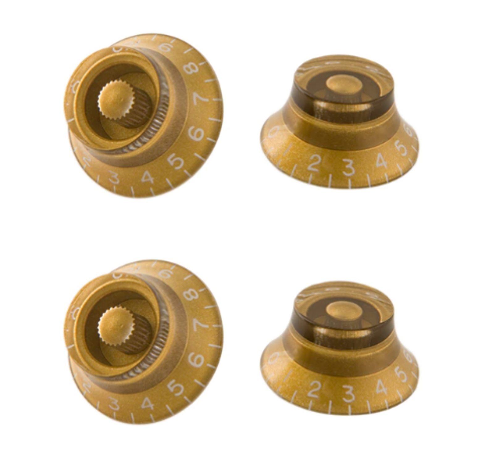 Gibson - 4 Pack Top Hat Knobs Gold