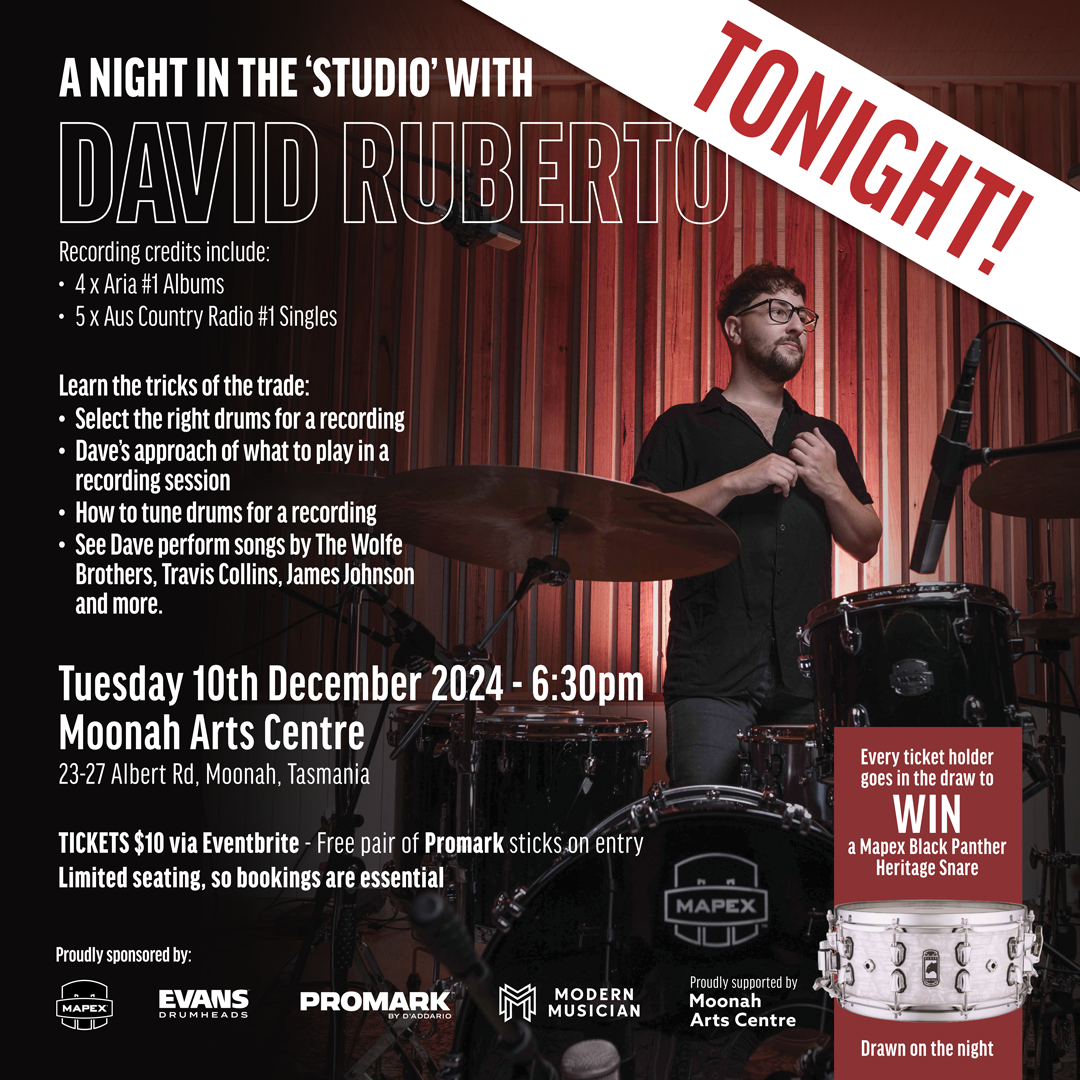 A Night In The Studio with David Ruberto - TONIGHT!