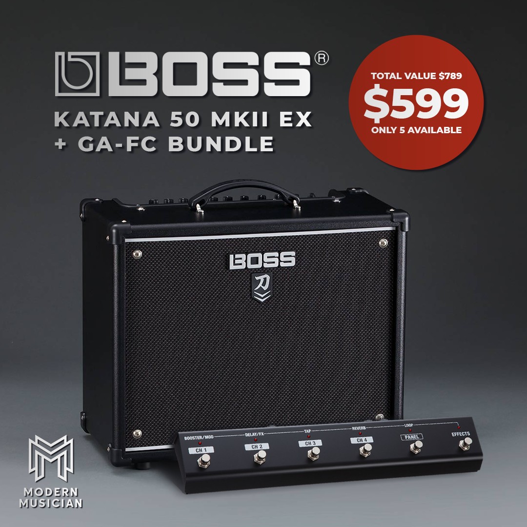 Boss Katana 50 MKII EX + GA-FC Bundle