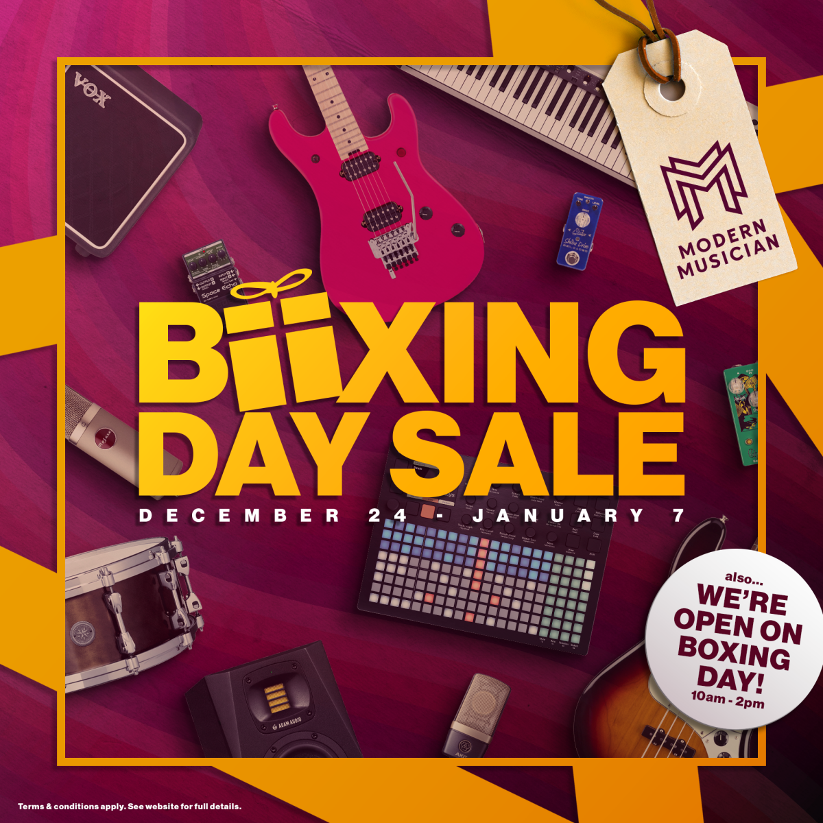 Boxing Day at Modern Musician