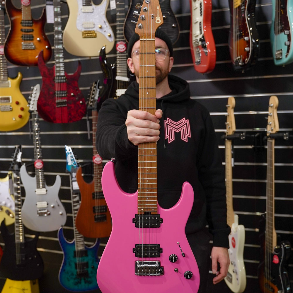 Charvel Pro-Mod DK24 HH 2PT CM Bubblegum Pink