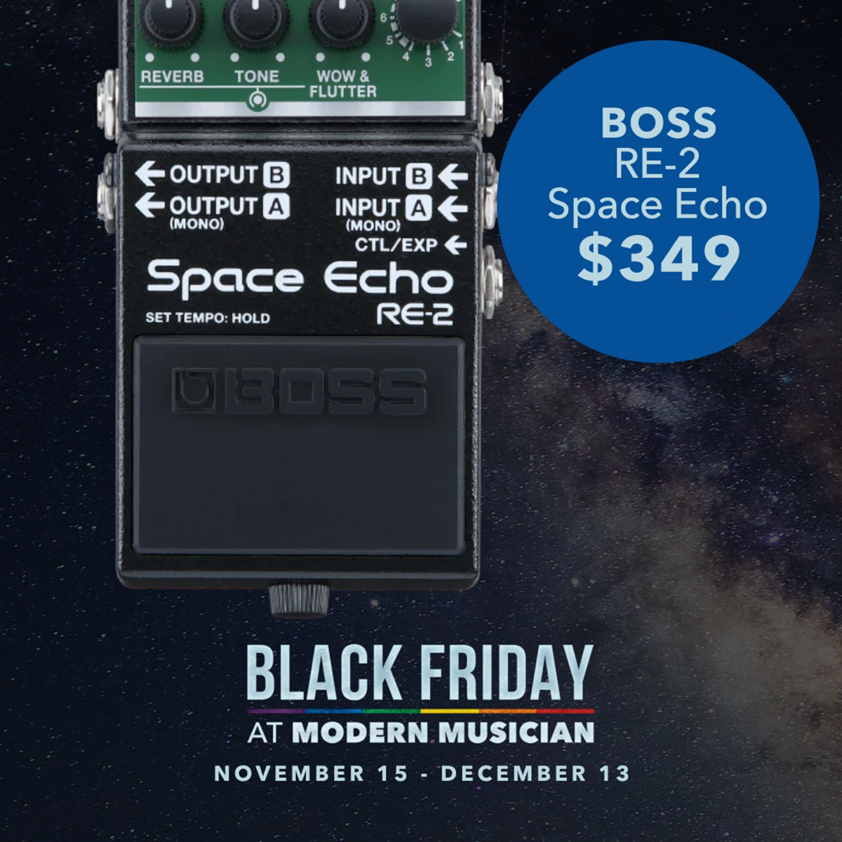 Black Friday At Modern Musician - Effects and Amp Simulation