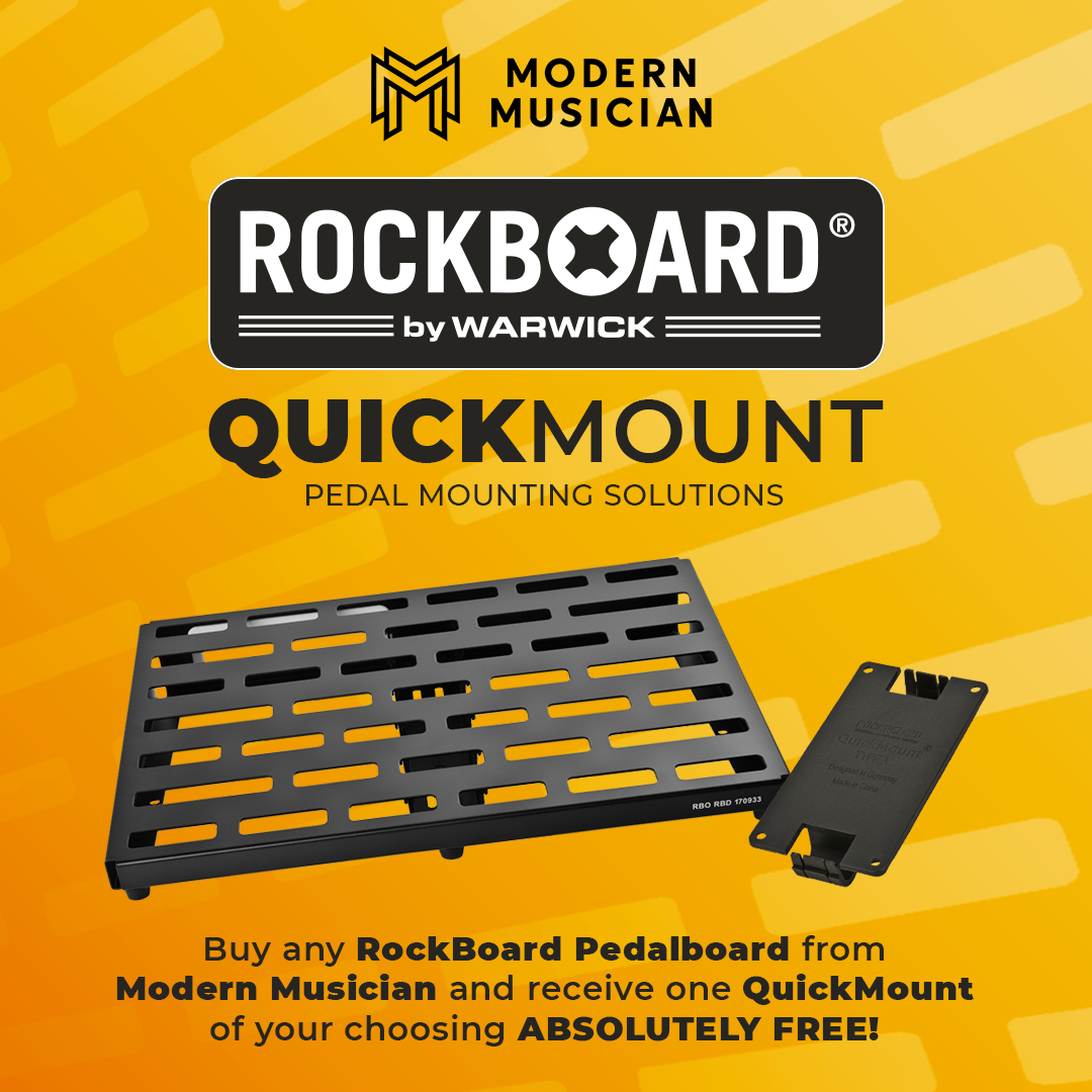 RockBoard QuickMount Pedalboard Promo