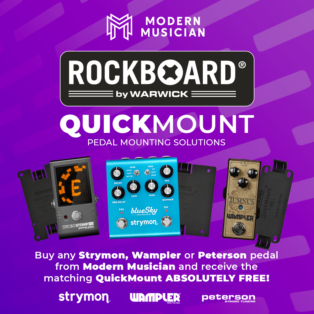 RockBoard QuickMount Pedal Promo