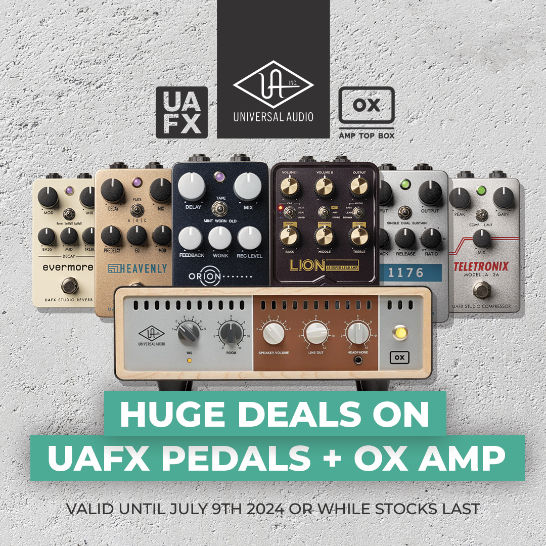 Universal Audio UAFX & Ox Amp Promo