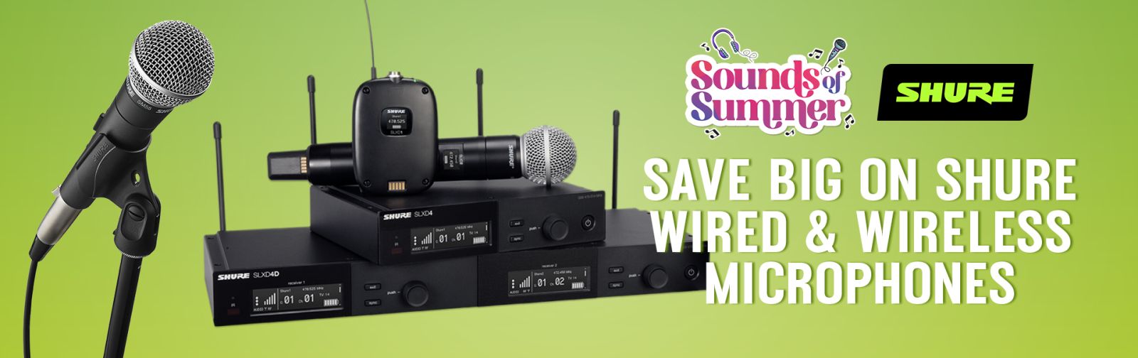 Shure Sounds of Summer Savings