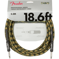 Fender Professional Series 18.6' Woodland Camo Instrument Cable