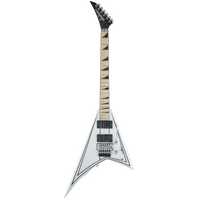 Jackson X Series Rhoads RRX24M Snow White w/ Black Pinstripes