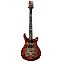 PRS SE Custom 24-08 Quilt Charcoal Cherry Burst