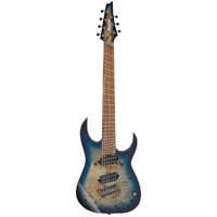 Ibanez RGMS7PB CBS Cosmic Blue Star Burst