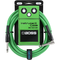 BOSS BIC-10A-GN Instrument Cable 10ft/3m Green