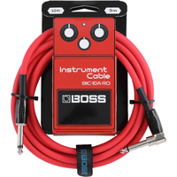 BOSS BIC-10A-RD Instrument Cable 10ft/3m Red