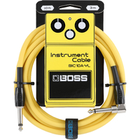 BOSS BIC-10A-YL Instrument Cable 10ft/3m Yellow