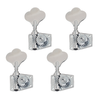 Grover GRO148 4-In-Line Bass Machine Heads - Chrome