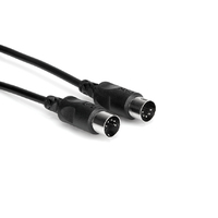 Hosa MID303BK MIDI Cable 3FT