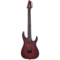 Schecter Sunset-7 Extreme Scarlet Burst