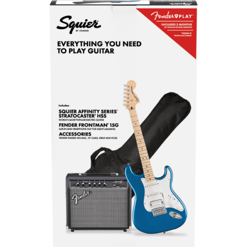 Squier Affinity Stratocaster HSS Pack Lake Placid Blue