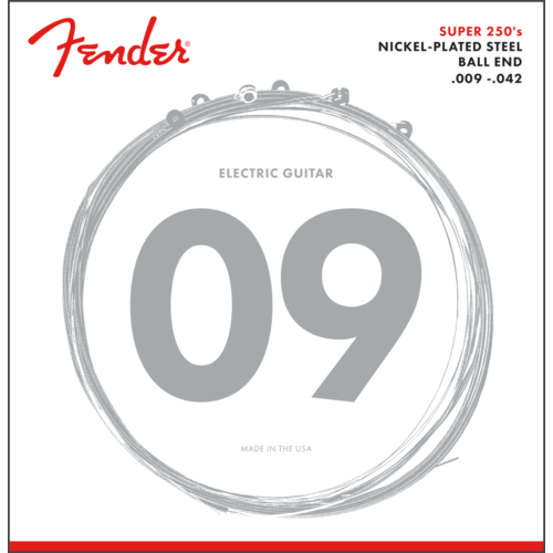 Fender Super 250L 009-.042 Guitar Strings