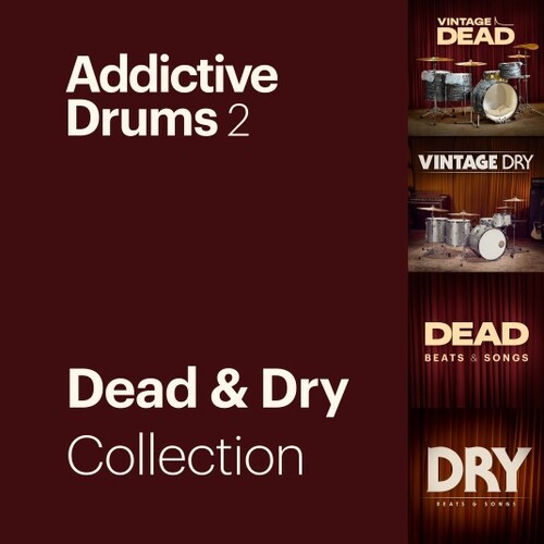 XLN Audio Addictive Drums 2: Dead & Dry Collection