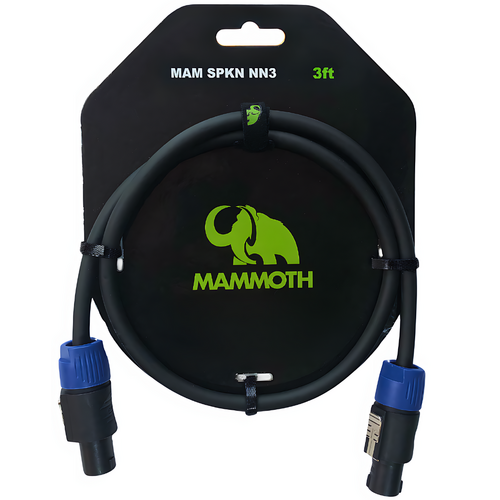 Mammoth MAM SPKN NN3 Speaker Cable - 3ft