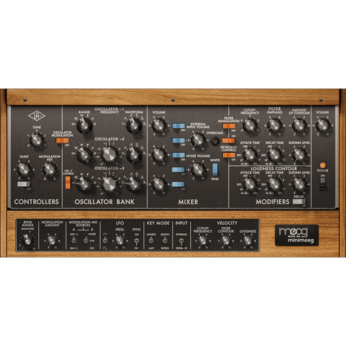 Universal Audio UAD Moog Minimoog