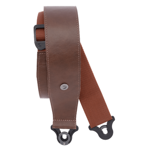 D'Addario 2.5" Comfort Leather Auto Lock Strap Brown