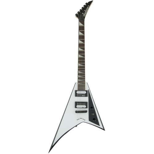 Jackson JS Series Rhoads JS32T White w/ Black Bevels