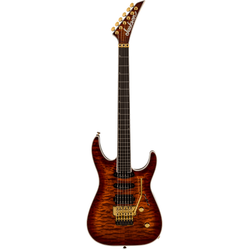 Jackson Pro Plus Series Soloist SLA3Q Amber Tiger Eye