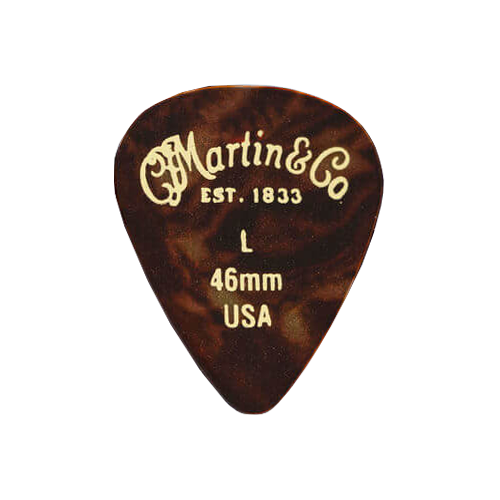 Martin Celluloid Faux Tortoise Picks .46mm 12 Pack