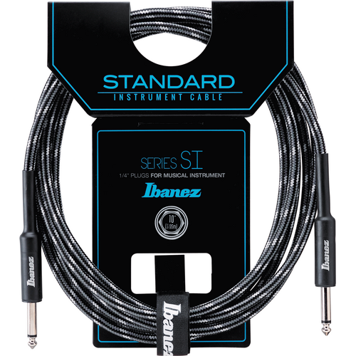 Ibanez SI10 CCT 10ft Guitar Cable - Charcoal Grey