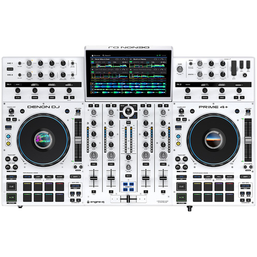 Denon DJ Prime 4+ Special Edition White