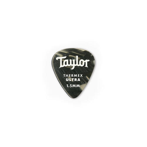 Taylor Premium 351 Thermex Ultra Picks Black Onyx 1.5mm 6-Pack