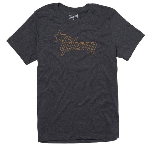 Gibson Star Logo T Shirt - Size Medium