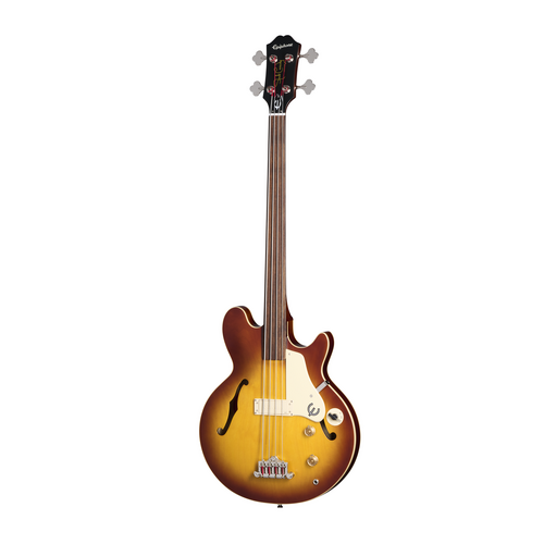 Epiphone Jack Casady Fretless Aged Royal Tan