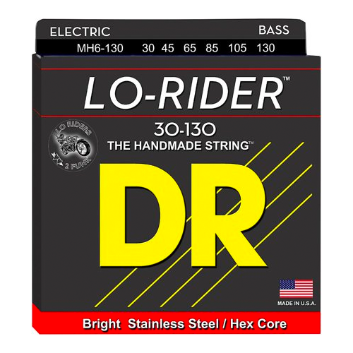 DR Strings MH6-130 Lo-Rider 6 String Bass 30-130