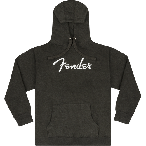 Fender Spaghetti Logo Hoodie Gray Heather Large