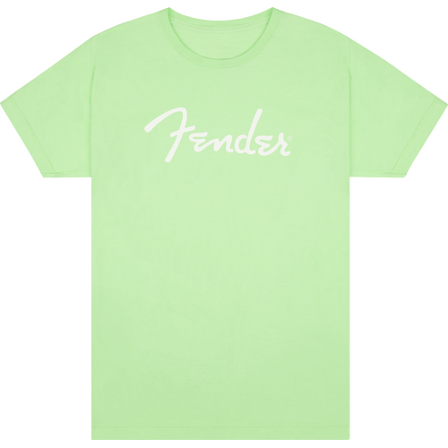 Fender Spaghetti Logo Tee Surf Green Size Extra Large