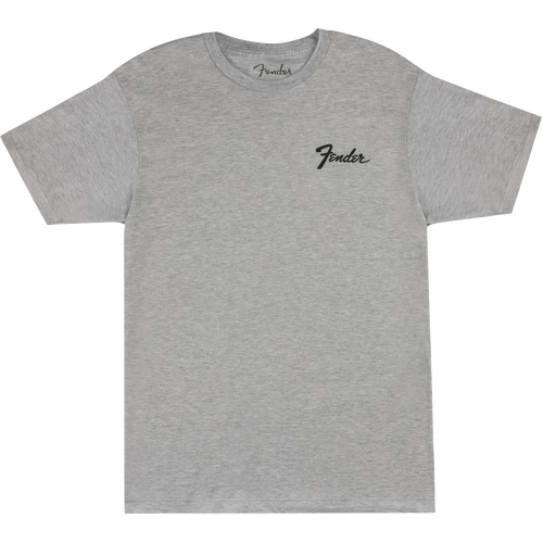 Fender Transition Logo Tee Athletic Grey Size Large